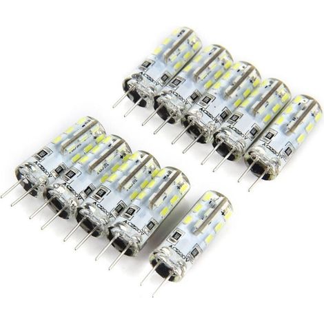 YMYNY G4 SMD 3014 LED-Lampen DC 12 V Superhelle Kronleuchter-Glühbirnen Warmweiß 4,5 W (1/2)