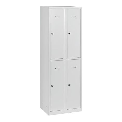 Vestiaire Eco - 2 colonnes/4 cases monobloc - Maxiburo (1/2)