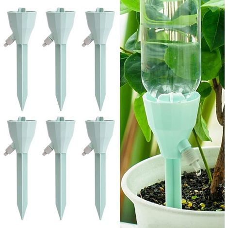 Lot de 6 arroseurs automatiques – Réglables – Interrupteur de débit – Jardin et vacances – Beiges (1/5)