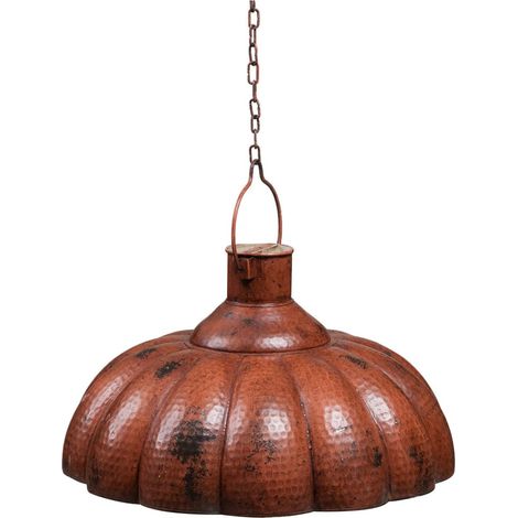 Lustre Industriel Non électrifié 65x65x45 cm Lustre Vintage Industriel en Fer Lustre de Cuisine à Suspension Style Industriel (1/4)
