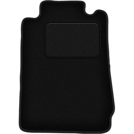 Alfombrilla de conductor negra para Mercedes SLK R170 cabrio (1996-2004) (1/5)