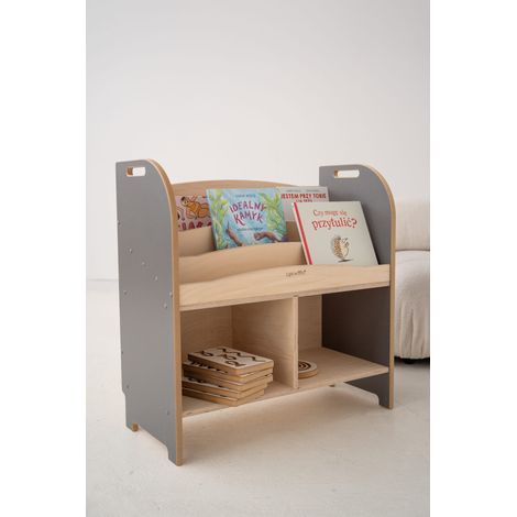 SMART - Librería/estantería Montessori - gris (1/5)
