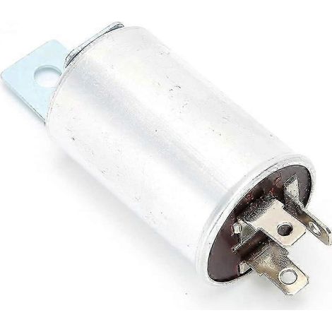 Relais de clignotant 12 V, relais de clignotant 3 broches en alliage d'aluminium, pièce automobile 502096 (1/5)