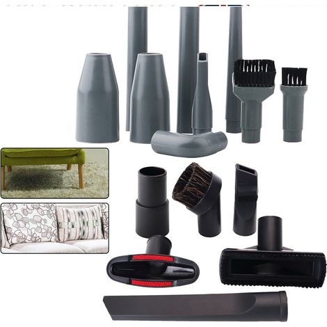 Zubehör für Haushaltsstaubsauger: Ersatzteile, Düsen, Flachbürsten, 32 mm/35 mm Flachbürsten, 15-teiliges Set (1/3)