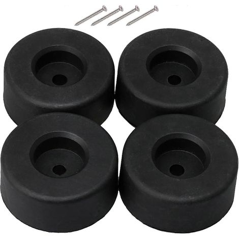Runde Kunststoff-Möbelfüße, 45 x 18 mm, Sofabeine, Möbelzubehör für Schrankbeschläge, 4er-Pack