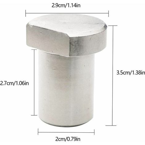 ButéEs D'éTabli 4 PièCes, Blocs de Tenon de Limite en Acier Inoxydable, Accessoires de Table à Bois Fixes (1/4)