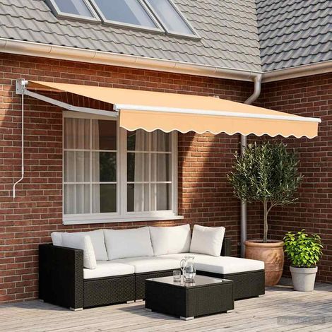 Teenpull – Ausziehbare Markise Sand 3 x 2,5 m 100% Polyester und Aluminium (1/5)