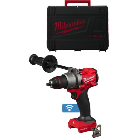 Milwaukee trapano con percussione m18onepd3-0x (solo corpo + hd box) 4058546476694 (1/5)