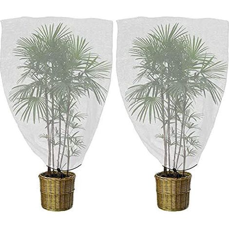 Filet pour arbres fruitiers, filet de protection contre les insectes, lot de 2 filets de protection pour plantes avec cordon de serrage, filet de jardin (1,2 x 1,8 m / Taille des mailles 0,8 mm) (1/5)