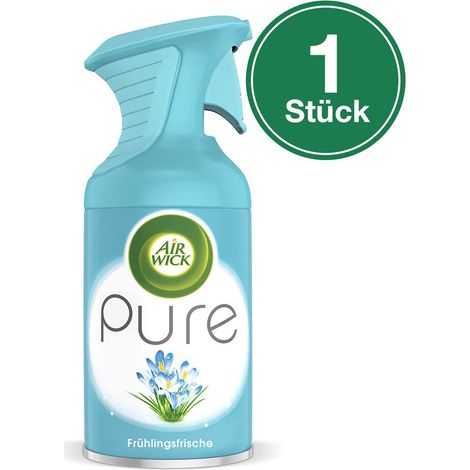Lufterfrischer air wick pure spring freshness ohne nasse Rückstände 250ml (1/5)