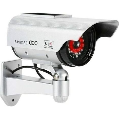 Caméra de Surveillance Caméra de Surveillance simulée, Panneau Solaire, caméra de Surveillance de Batterie à l'extérieur avec Panneau Solaire H491 (1/5)