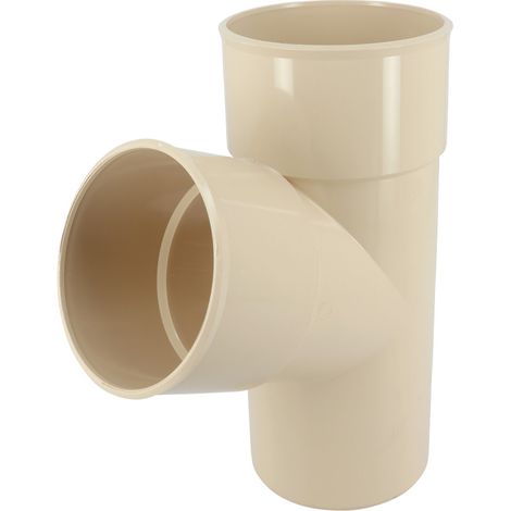 Culotte mâle-femelle 67°30 - Sable - pour tube Nicoll Ø100 (1/3)