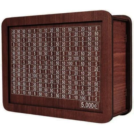 1 pièce tirelire en bois, objectif d'épargne avec compteur, boîte à économies en bois, pour adultes et adolescents, idéale pour apprendre à épargner