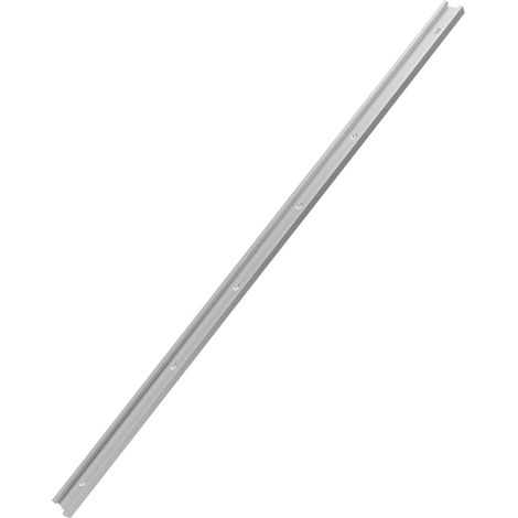 Rail de guidage en aluminium 1000mm, gabarit à onglet en T, accessoire de fixation pour glissière non poreuse, outil de menuiserie (1/5)