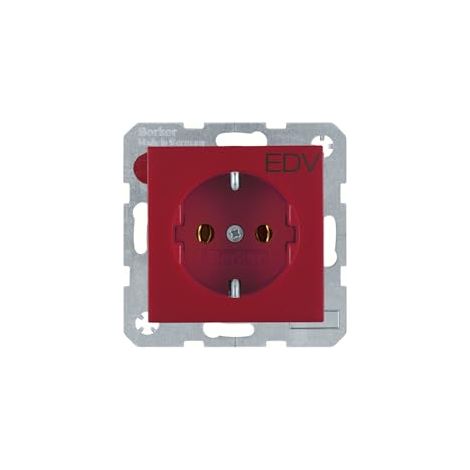 Hager 47431922 placa de pared y cubierta de interruptor Rojo