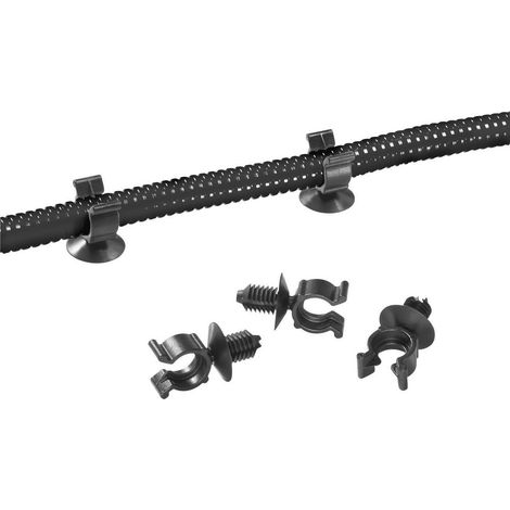 HellermannTyton 151-00018 CTC10FT6LG-HIRHS-BK Support de gaine de protection noir 1 pc(s) (1/2)