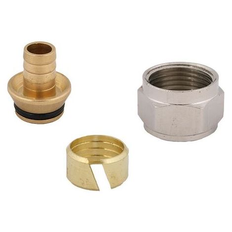 JS KLEMMVERSCHRAUBUNG F. KST-ROHR 14x2,UE-MU 3/4",VERNICKELT