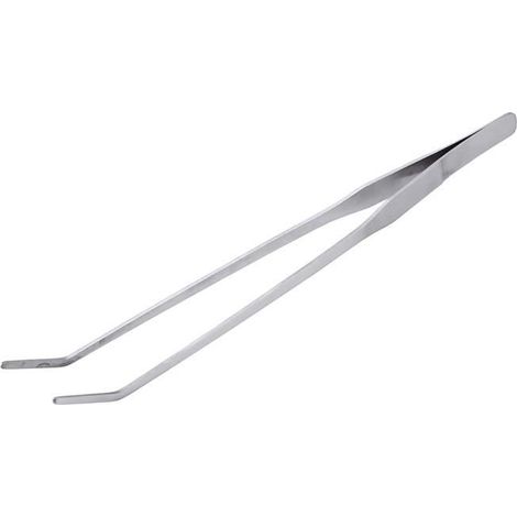 Pince à épiler pour aquarium ZJCHAO 27 cm en acier inoxydable, ciseaux à épiler courbés pour plantes vivantes d'aquarium, longue (1/4)