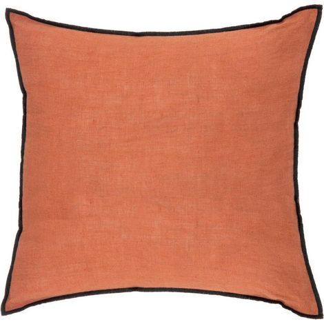 Coussin Déco "Linah" 45x45cm Terracotta (1/2)