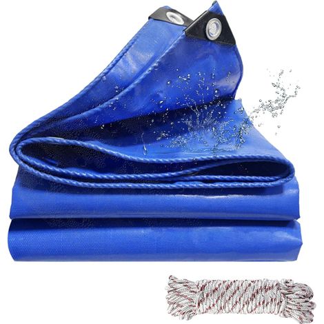 1 Bâche PVC 440g/m², Imperméable, Œillets Métal, Protection Extérieur