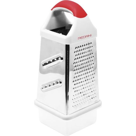 Grattugia manuale multifunzione 4 facce in acciaio inox pedrini (1/2)