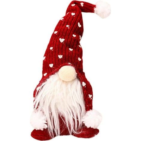 Decorazione natalizia - 1 bambola gnomo natalizio svedese, ornamenti natalizi fatti a mano, bambole senza volto, bambola di peluche di Babbo Natale, per decorazioni natalizie e articoli per feste. (1/5)