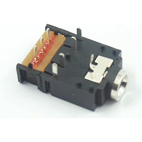 Carte mère audio 3,5 mm avec prise casque double canal PJ-307, interface 5 broches PJ-3707, connecteur métallique 5 broches PJ-307, commutateur de port métallique 8 broches (2 unités)