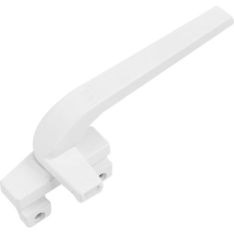 Zinklegierung, main droite, L-förmiger Fensterflügel-Verriegelungsgriff, blanc (c31c65645744141727f3 (1/5)
