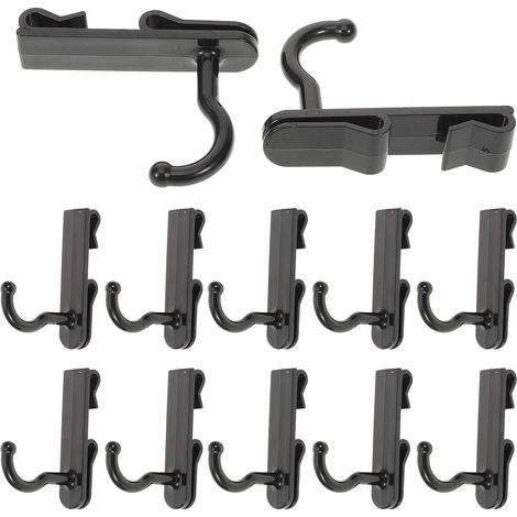 Lot de 24 crochets muraux en plastique à grille ultra (1/5)