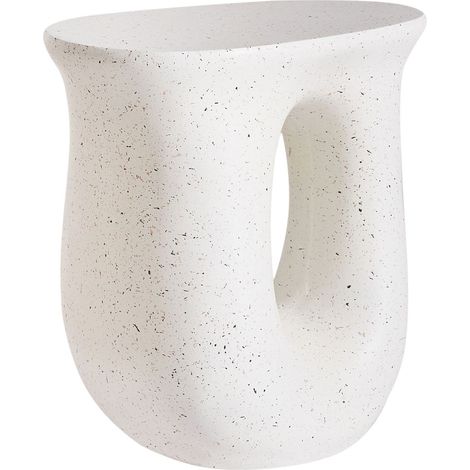 Beistelltisch IDRO Terrazzo Weiß