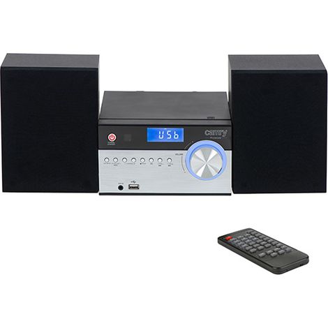 Camry Premium CR 1173 sistema estéreo portátil Analógico y digital 10 W AM, FM Negro, Plata Reproducción MP3 (1/5)