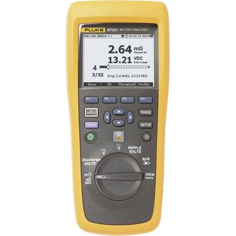 Fluke Tester batterie al piombo BT521 Campo di misura (tester batterie) fino 1000 V Batteria ricaricabile, Pila 4489996 (1/5)
