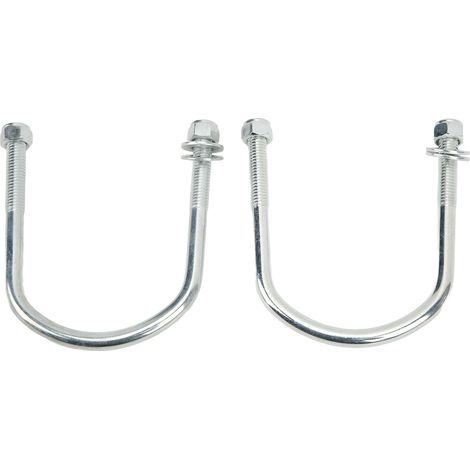 Lot de 2 U-Bolts Ressort à Lames Robuste en Acier Allié, 4 Écrous, Remplacement pour Club Car DS 1981 et Plus (1/5)