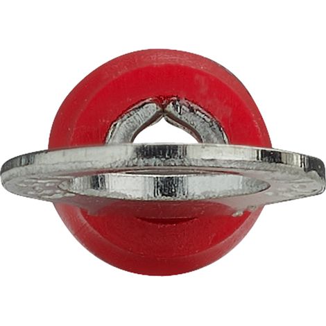 DEBFLEX - COSSE A OEILLET PRE-ISOLE Ø 5 MM ROUGE SACHET DE 10 - 711013 (1/5)