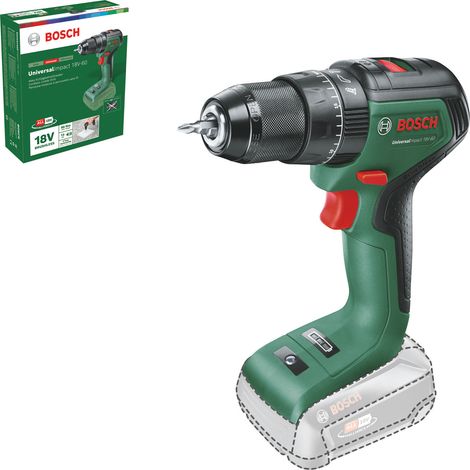 BOSCH DIY UniversalImpact 18V-60N 18v Combi drill 13mm keyless chuck