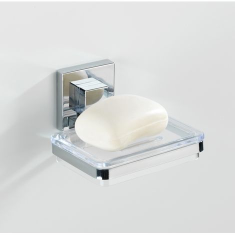 Vacuum-Loc® portasapone in acciaio inox Quadro WENKO (1/5)