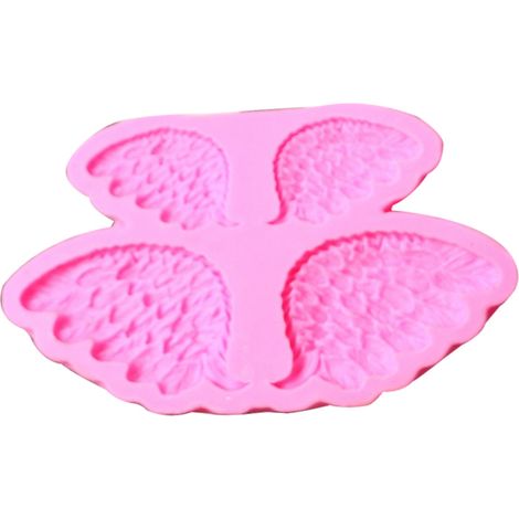 Moule à gâteau en silicone motif aile d'ange, moule à pudding DIY, outil de pâtisserie et de fabrication de savon (1/5)