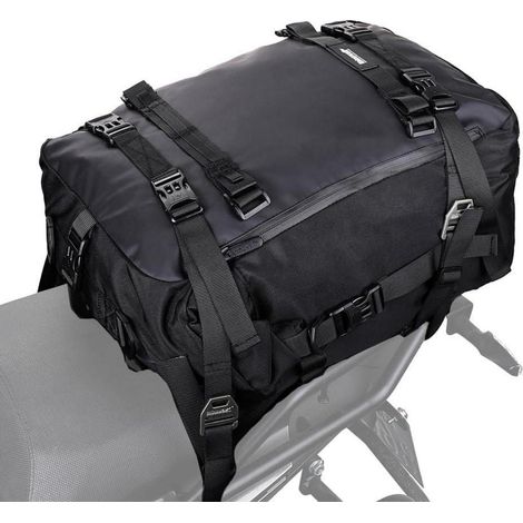 Motorradtasche Satteltasche Hecktasche Hinterradtasche 30L Schwarz-30l (1/5)