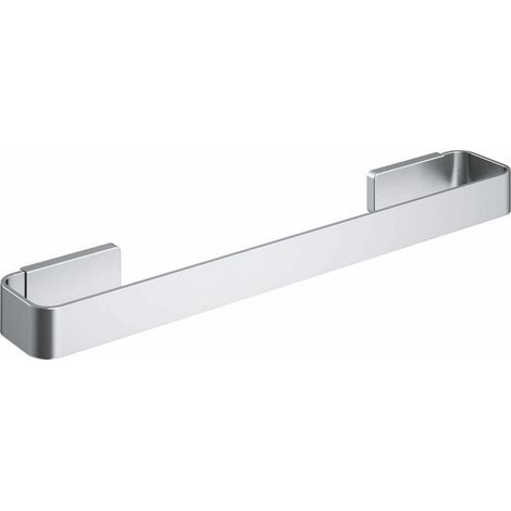 COSMIC Toallero Recto Nea, Acero Inoxidable, 400 mm, Dual Fixing, Color Cromado Mate