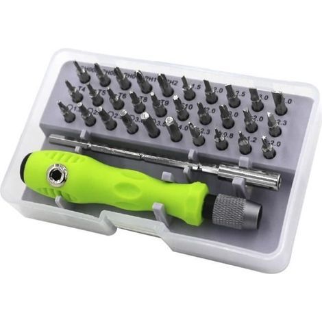 32-in-1 Präzisions-Magnet-Minischraubendreher-Bit-Set für die Reparatur von Mobiltelefonen, iPads und Kameras mit Rissen (1/4)