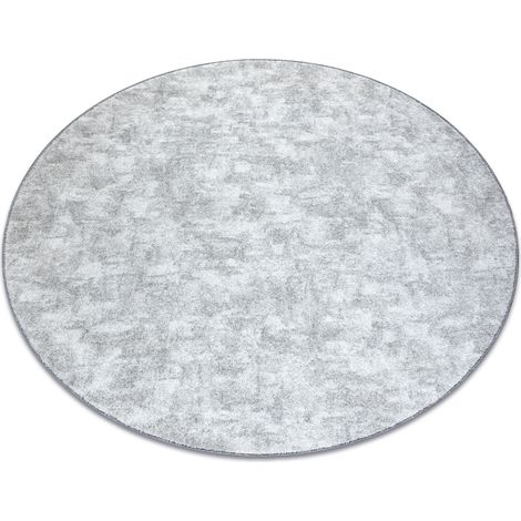 Teppich rund POZZOLANA Silber grey rund 100 cm