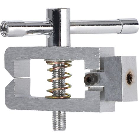 Morsa per dinamometro push-pull in acciaio inox, apertura 20 mm, capacità di carico 500 N, strumento per la misurazione della forza di trazione. (1/5)