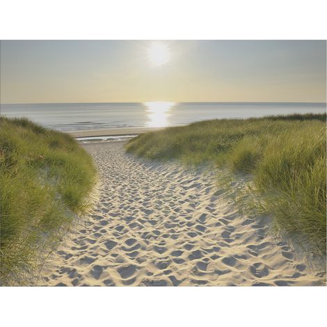Art for the Home Outdoor Leinwandbild Garten Wanddeko - Strand - 50x70cm (1/5)