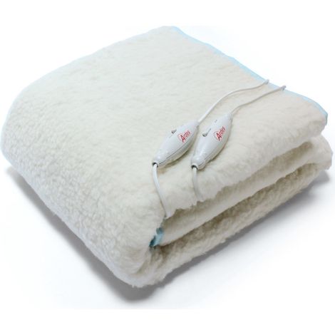 Ardes AR4F22 Scaldaletto Sottocoperta Elettrica 124 W con Zona Piedi Riscaldata e 2 Comandi Separati colore Bianco (1/3)
