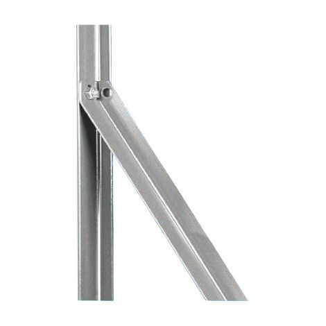 SAETTA RECINZIONE ZINCATA - SEZIONE MM 25X25X3,2 H.CM 200- 10 pezzi