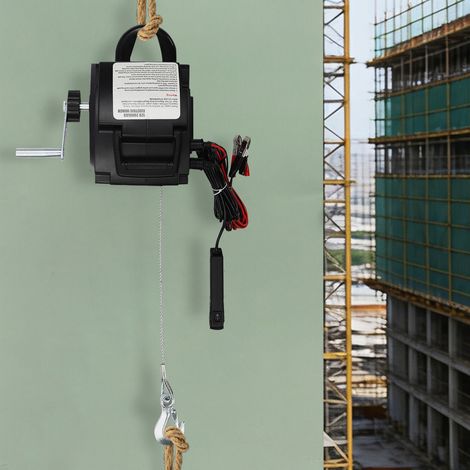 YISSALE - 12V Portable Câblé Télécommande Treuil électrique 906KG Electric Winch (1/5)