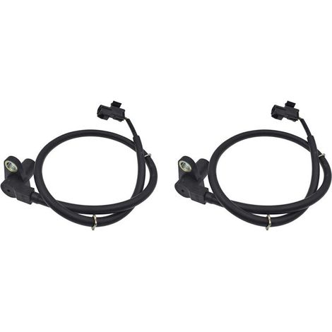 Dos sensores ABS/sensores de velocidad de rueda trasera aptos para Pajero, Montero, IO, Pinin, H66, H67, H76 y H77 (modelos 1999-2006), números de pieza: MR569090 y MR475175.