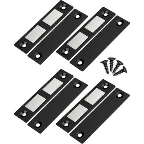 Ferme-porte magnétique ultra-mince et puissant pour portes de placard, tiroirs et portes coulissantes. (1/5)