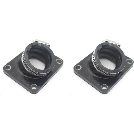 2x Motorrad-Vergaser-Schnittstellenadapter Ansaugkrümmer für Yamaha AG100 DT100 DT125 MX100 RT100 (1/5)