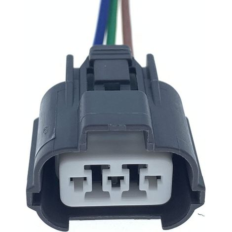 33130-T1G-E01 is compatible with the headlight height adjustment motor plug for Honda Accord, CR-V and Breeze – single plug.